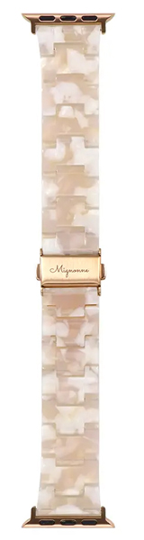 Apple Watch用バンド/アップルウォッチバンド/40mm/41mm/42mm/キャンディレジン/Mignonne/ピーチメルバ