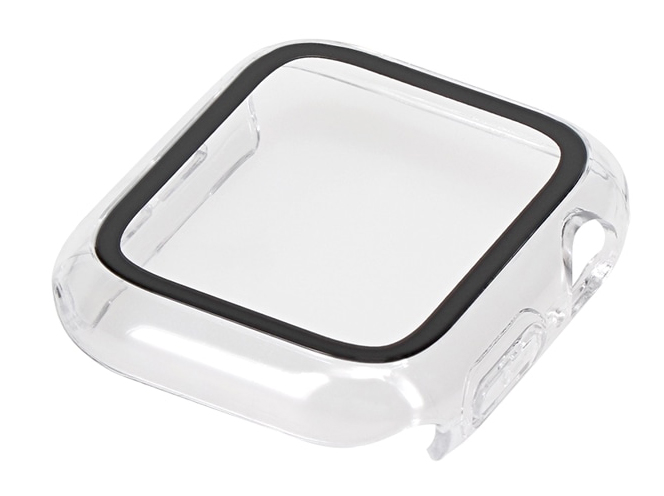 Apple Watchケース/ガラスフィルム一体型ケース/画面保護/40mm/Apple Watch用/クリア