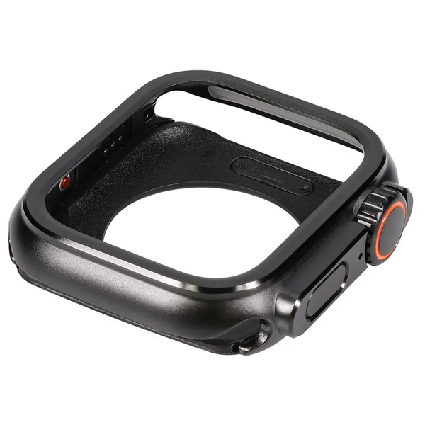 Apple Watch用バンパーケース/アップルウォッチケース/44mm/着せ替え/TACTIX/簡単着脱/ブラックチタニウム