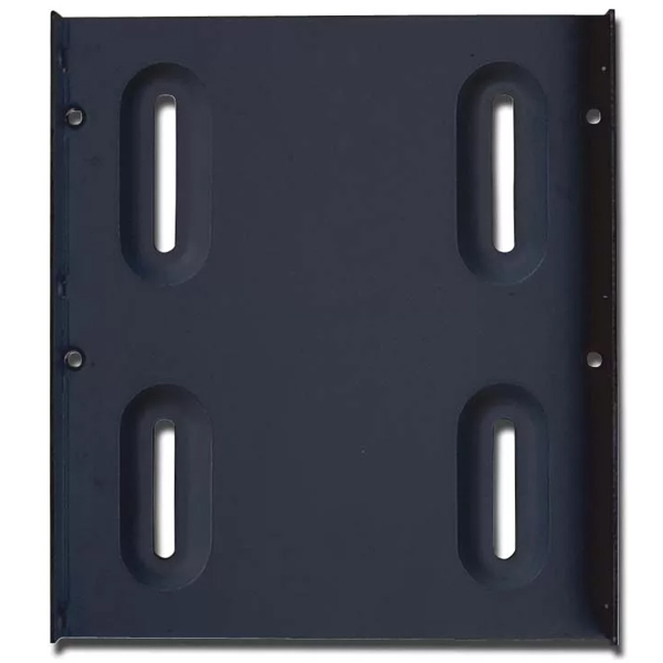 2.5インチHDD/SSDを3.5インチベイで利用可能 2.5インチHDD/SSD to 3.5インチ変換ブラケット ブラック 製品サイズ約102(W)×114(D)×11.2(H)mm