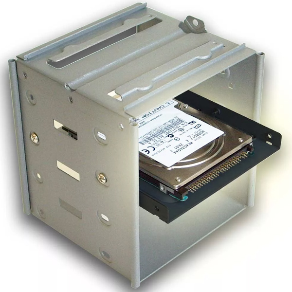 2.5インチHDD/SSDを3.5インチベイで利用可能 2.5インチHDD/SSD to 3.5インチ変換ブラケット ブラック 製品サイズ約102(W)×114(D)×11.2(H)mm