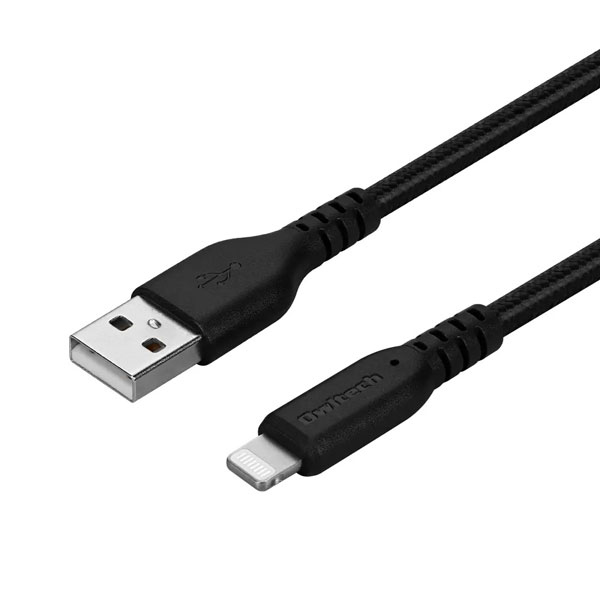 Lightningケーブル/USB Type-A to Lightning/MFi認証/超タフ/やわらか/断線に強い/急速充電/データ転送/2m/200cm/ブラック