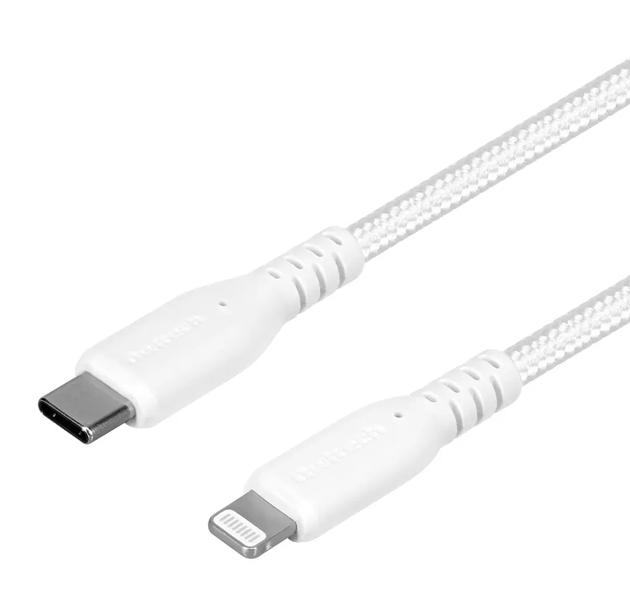Lightningケーブル/USB Type-C to Lightning/PD60W/MFi認証/やわらか/超タフ/断線に強い/高速充電/データ転送/0.5m/50cm/ホワイト
