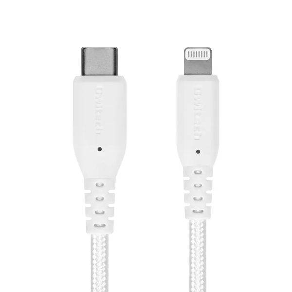 Lightningケーブル/USB Type-C to Lightning/PD60W/MFi認証/やわらか/超タフ/断線に強い/高速充電/データ転送/0.5m/50cm/ホワイト