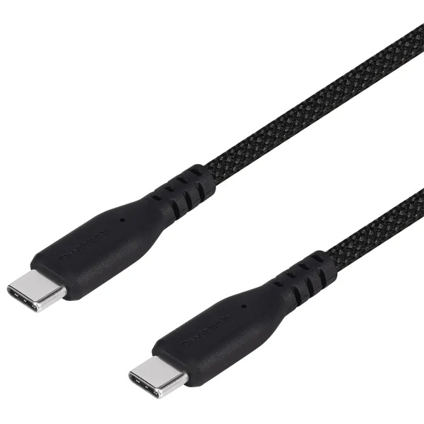スマホ・タブレット用USBケーブル/USB2.0規格準拠/USB（C-C）/Power Delivery対応/PD60W/超タフ/やわらか/データ転送/3m/300cm/ブラック