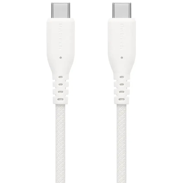 スマホ・タブレット用USBケーブル/USB2.0規格準拠/USB（C-C）/Power Delivery対応/PD60W/超タフ/やわらか/データ転送/3m/300cm/ホワイト