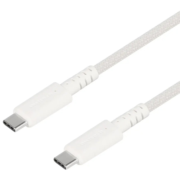 スマホ・タブレット用USBケーブル/USB2.0規格準拠/USB（C-C）/PD EPR 240W対応/超タフ/断線に強い/やわらか/データ転送/3m/300cm/ホワイト
