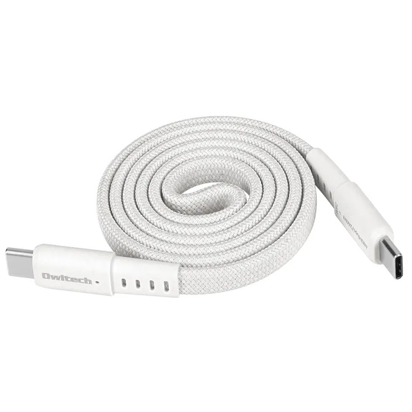 スマホ・タブレット用USBケーブル/USB2.0規格準拠/USB（C-C）/PD EPR 240W対応/超タフ/マグネットケーブル/データ転送/耐屈曲5万回/0.7m/70cm/ホワイト