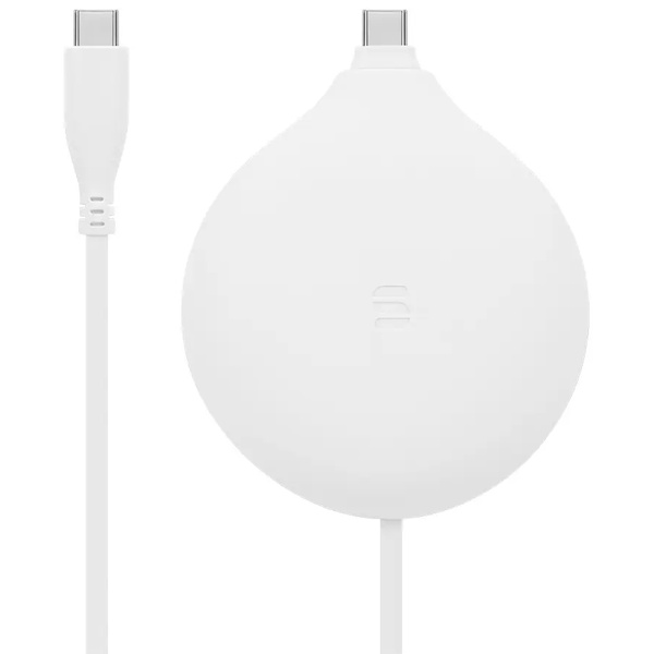 スマホ・タブレット用USBケーブル/USB2.0規格準拠/USB（C-C）/PD60W/Softシリーズ/シリコンケーブル/シリコンケース付/データ転送/1.2m/120cm/ホワイト