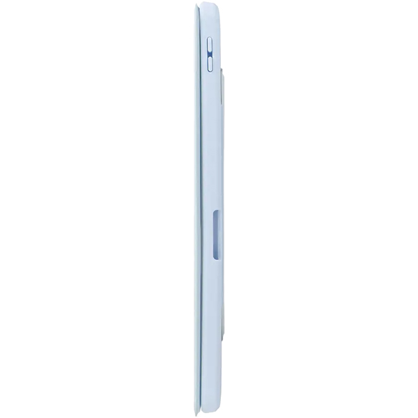 タブレットケース/iPadケース/iPad 10.2インチ対応/360度回転可能/角度2段階調整可能/Apple Pencil収納可能/パウダーブルー