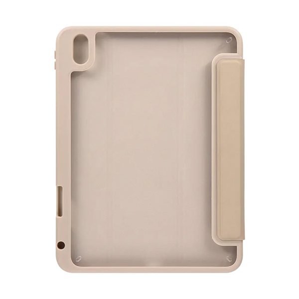 タブレットケース/第1世代Apple Pencil収納用ペンホルダー付き/iPadケース/iPadケース iPad 10.9インチ(第10世代)対応/3WAY/マグネットカバー/マッシュルームベージュ