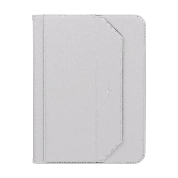 iPadケース/第2世代Apple Pencil収納用ペンホルダー付き/シュリンクレザー/iPad Air 11インチ(M3・M2)対応/iPad 10.9インチ(第5・4世代)対応/ダルブルー