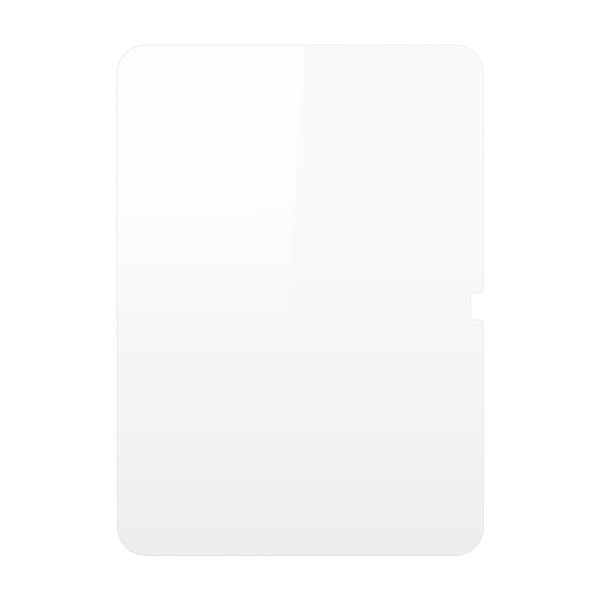 iPad保護ガラス/iPad 10.9インチ対応/第10世代(2022年)/光沢タイプ/エアレス加工/ラウンドエッジ加工/0.33mm/クリア
