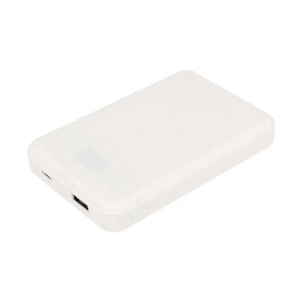 モバイルバッテリー/10000mAh/デジタル表示/準個体電池/燃えにくい/PD30W/タブレット､スマートフォン､Wi-Fiルーター､加熱式たばこ､その他USB充電各種対応/防災/ホワイト