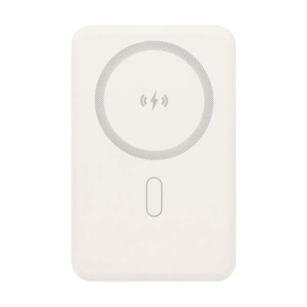 モバイルバッテリー/10000mAh/マグネット式/ワイヤレス充電/準個体電池/iPhone、スマートフォン、ポータブルゲーム機、Bluetoothスピーカー各種対応/PD対応/防災/ホワイト