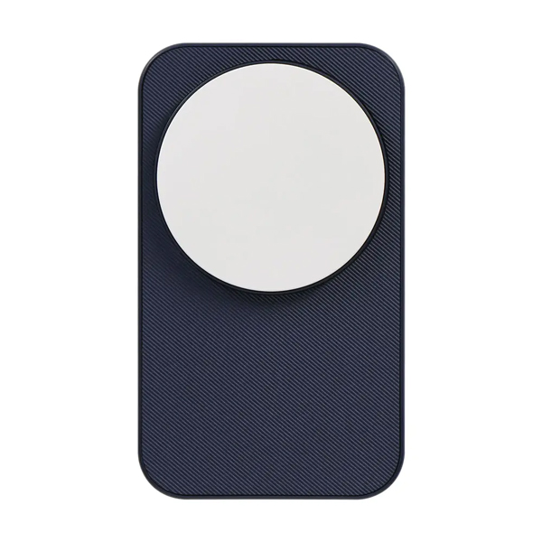 モバイルバッテリー/5000mAh/マグネット式/ワイヤレス充電/スタンド/iPhone、スマートフォン、ポータブルゲーム機、Bluetoothスピーカー各種対応/PD対応/防災/ネイビー