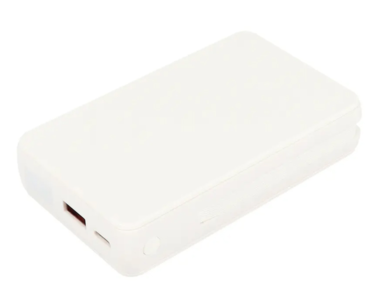 ACモバイルバッテリー/準固体電池/5000mAh/PD45W/ケーブル一体型/PD対応のノートPC、スマートフォン、Wi-Fiルーター、加熱式たばこ、その他充電機器/PSE適合商品/ホワイト