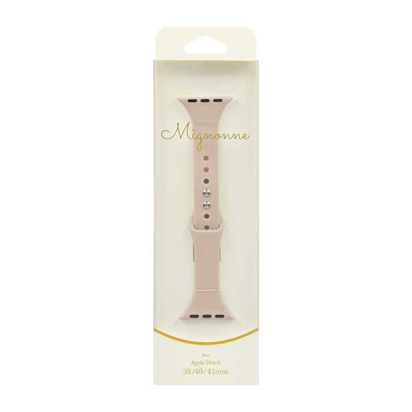 Apple Watch用バンド/アップルウォッチバンド/38mm/40mm/41mm/ニュアンスカラー/シリコン/スリムバンド/マッシュルーム