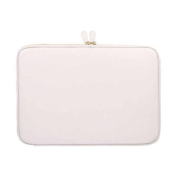 ノートPCケース/2WAY/バッグ/13～14インチ対応/Mignonne/ダブルファスナー/耐衝撃/シュリンクレザー/ポケットあり/ラベンダー