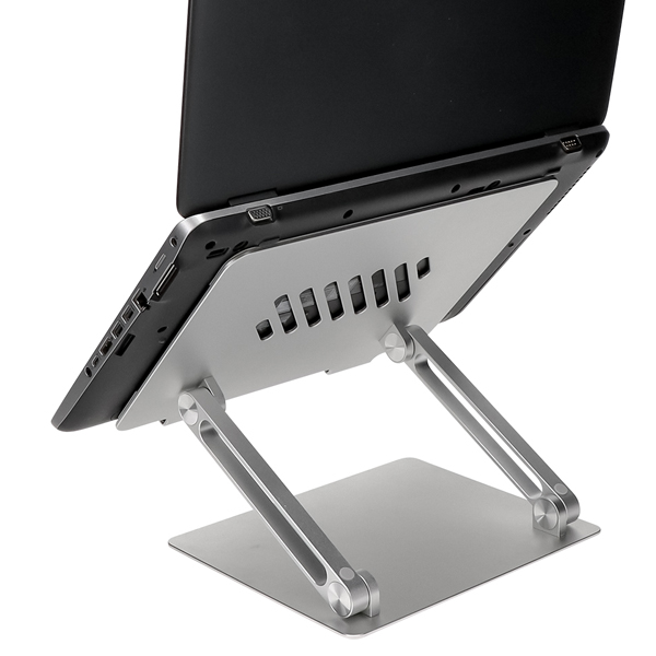 ノートPCスタンド/タブレットスタンド/PCST01シリーズ/アルミニウム/調整自由/シルバー