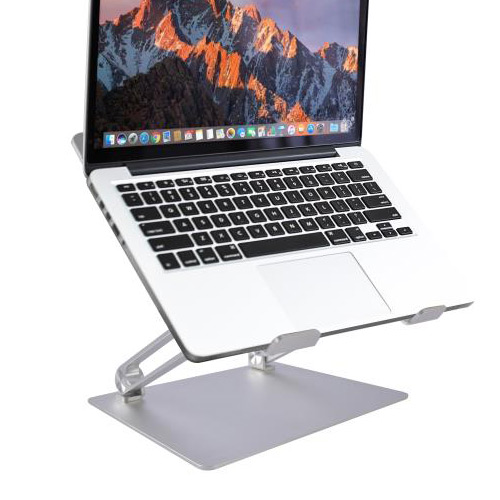 ノートPCスタンド/タブレットスタンド/PCST01シリーズ/アルミニウム/調整自由/シルバー