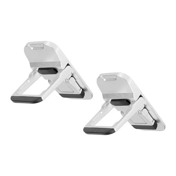 ノートPCミニスタンド/タブレットミニスタンド/PCSTD08シリーズ/3段階調整/折りたたみコンパクト/薄型/シルバー