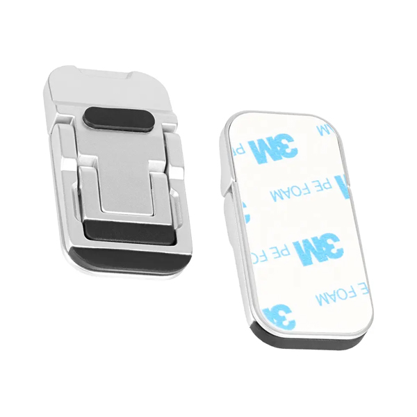 ノートPCミニスタンド/タブレットミニスタンド/PCSTD08シリーズ/3段階調整/折りたたみコンパクト/薄型/シルバー