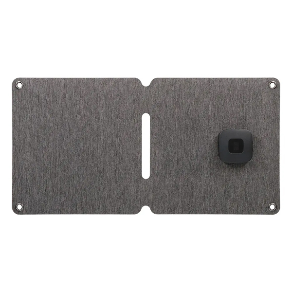 ソーラーパネル/折りたたみ式/コンパクト/持ち運び簡単/スマートフォン充電/単結晶シリコンパネル/10W/グレー