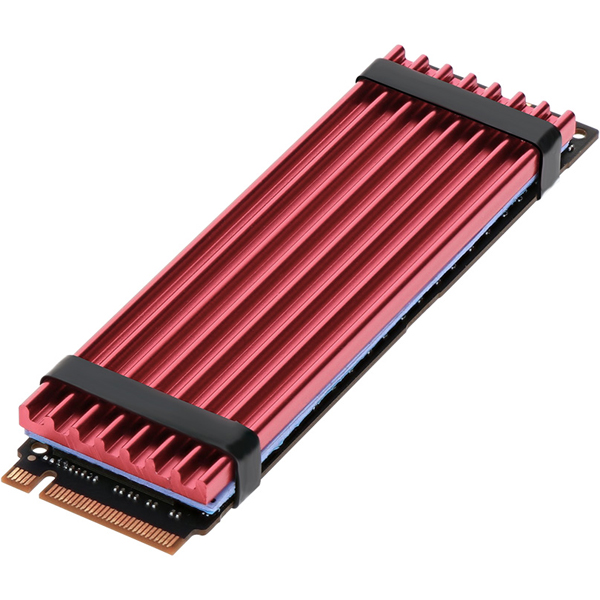 PC・PS5対応 M.2 SSDをしっかり冷却M.2 SSD用アルミヒートシンクセット 製品サイズ約70(W)×22(D)×3(H)mm
