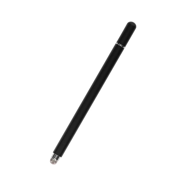 スマートフォン・タブレット用タッチペン/TPSE14シリーズ/2way/導電繊維型/ディスク型/マグネットキャップ/ブラック