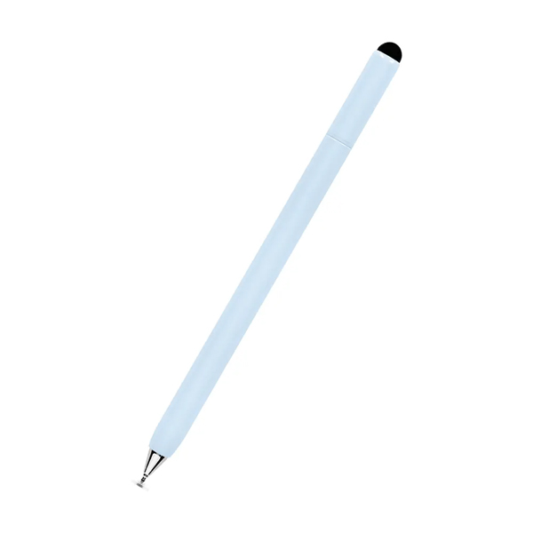 スマートフォン・タブレット用タッチペン/TPSE15シリーズ/2way/超感度ファイバー/ディスク型/スクリューキャップタイプ/ブルー