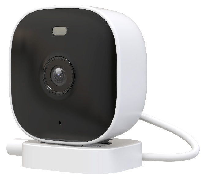 屋内外対応 防犯・見守りに最適 1920×1080Pフルハイビジョン対応 ネットワークIPカメラ ホワイト 製品サイズ約58(W)×46(D)×94(H)mm