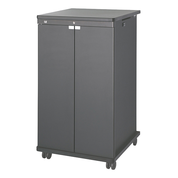 AVキャビネット/ノーマルキャビネット1000タイプ/棚板/60φキャスター/ブラック/木扉