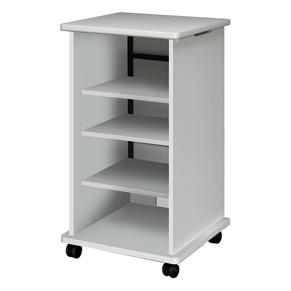AVキャビネット/ノーマルキャビネット1000タイプ/棚板/60φキャスター/ホワイト/扉なし
