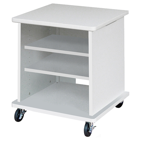 AVキャビネット/ノーマルキャビネット700タイプ/棚板/100φキャスター/ホワイト/扉なし