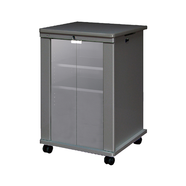 AVキャビネット/ノーマルキャビネット900タイプ/棚板/60φキャスター/ブラック/ガラス扉