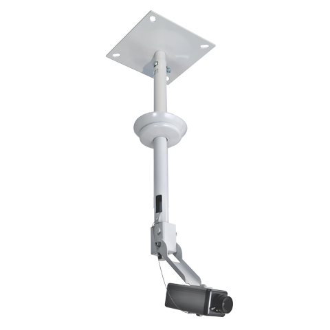 監視カメラハンガー（ボックス型）/パイプDセット/ホワイト