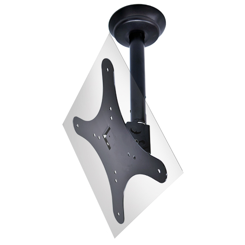 小型ディスプレイハンガー（片面）/パイプDセット/ブラック