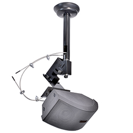 スピーカー天吊りハンガー/パイプAセット/ブラック