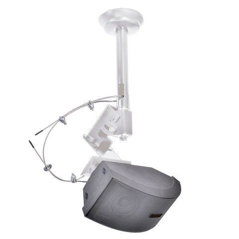 スピーカー天吊りハンガー/パイプAセット/ホワイト