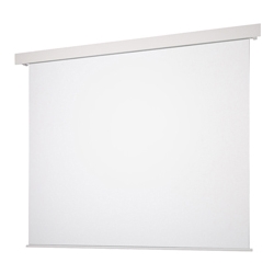 Pセレクション電動スクリーン 白パネル/端子台/全白/120型WXGA