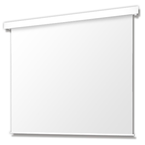 Pセレクション電動スクリーン 白パネル/端子台/全白/170型WXGA
