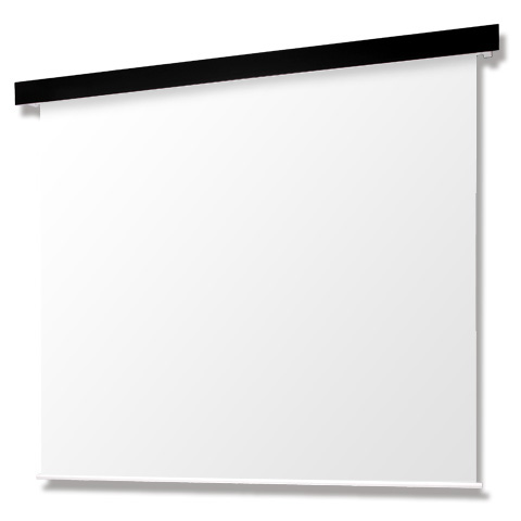 Pセレクション電動スクリーン 黒パネル/24v端子台/全白/170型WXGA
