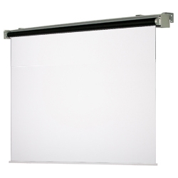 Tセレクション電動スクリーン BOX収納タイプ/端子台/全白/80型WXGA