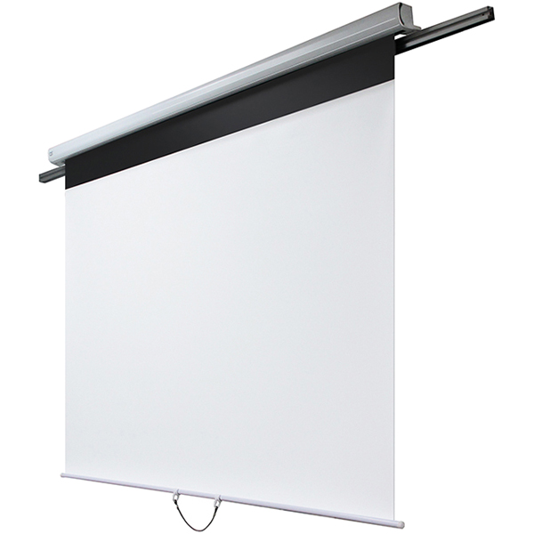 まぐピタ スプリング巻取り固定式スクリーン/マグネット式平面黒板用/スライドレール付/WUXGA&WXGAサイズ70型（16：10）/HDサイズ68型（16：9）/NTSCサイズ74型（4：3）