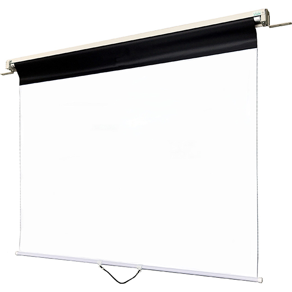 まぐピタ スプリング巻取り固定式スクリーン/マグネット式曲面・平面黒板用/WUXGA・WXGAサイズ73型（16：10）、HDサイズ71型（16：9）、NTSCサイズ64型（4：3）