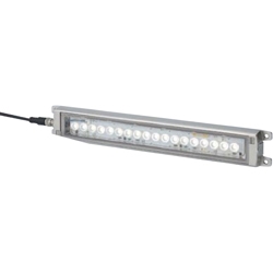 防水高耐食型LED照明ワークライト 発光部300mm/M12コネクタ接続/ステンレス/昼光色