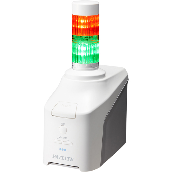 ネットワーク制御信号灯 直径40mm/2段/赤緑/ACアダプタ付属