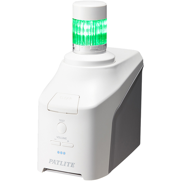 音声対応ネットワーク制御信号灯 直径40mm/1段/緑/ACアダプタ付属