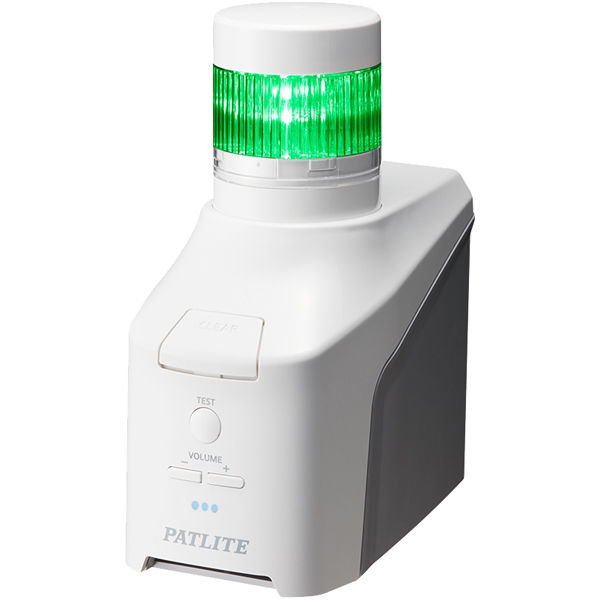 音声対応ネットワーク制御信号灯 直径60mm/1段/緑/ACアダプタ付属